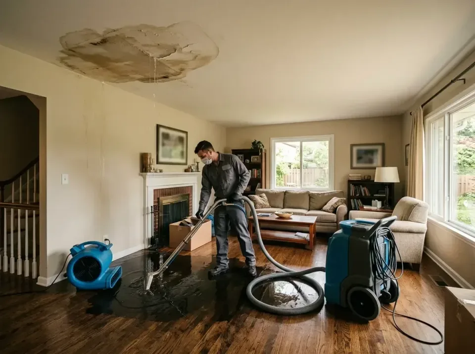 attic-pipe-burst-ceiling-drip-008 — frequently asked questions, Water Damage Restoration & Carpet Care in Sulphur, LA